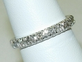 14K White Gold Diamond Eternity Band Ring